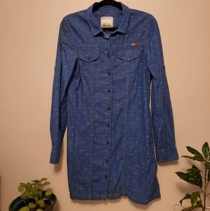 Denim Bench Shirt Dress